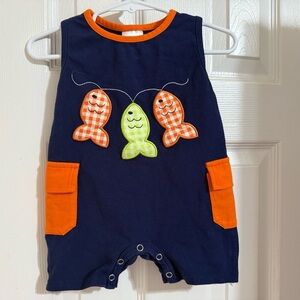 Boutique Fish Romper